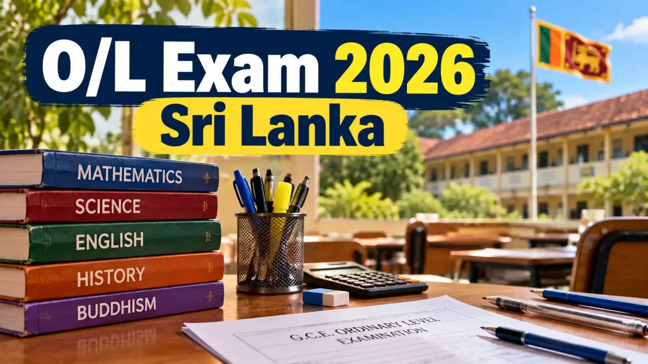 Sri Lanka O_L Exam 2026 Study Scene