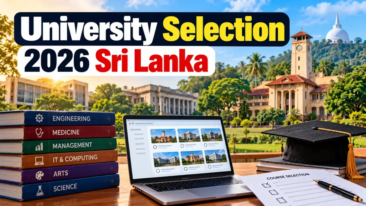 Sri Lanka University Selection 2026